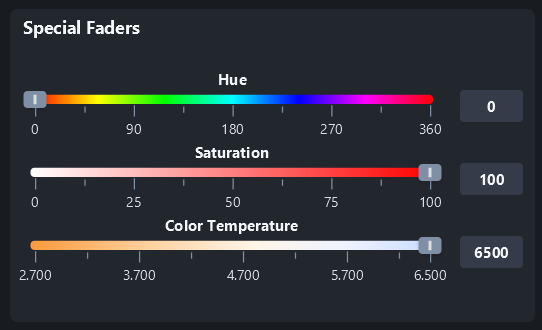 Color mixing and spread