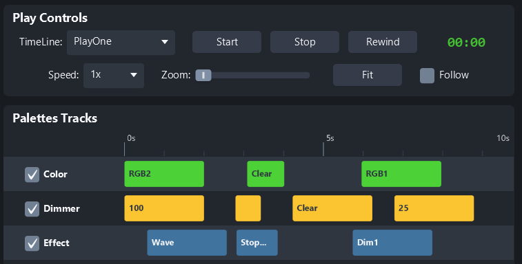 Timeline editor